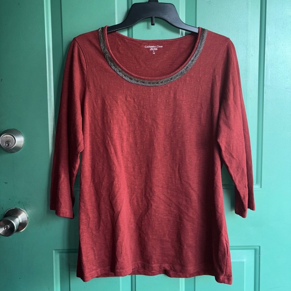 Coldwater Creek large fall top - Picture 2 of 5